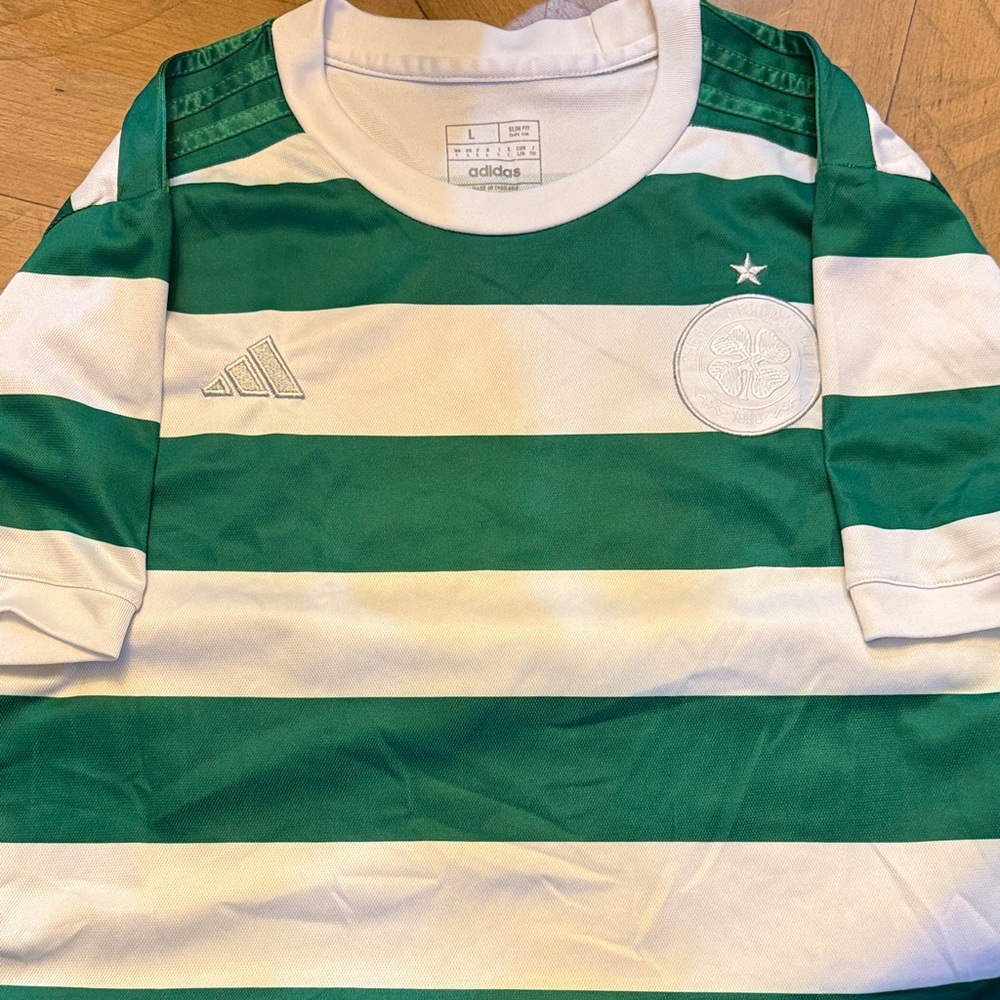 Adidas Celtic FC Green and White Jersey